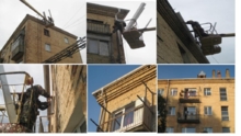 Устройство водосточной системы Гоголя дом 2 август 2014